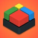 Super slide. Puzzle cube icon