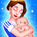 Cute princess babyshower icon