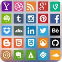 Social Networking All in one icon