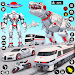 Police Dino Robot Car Games APK