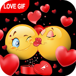 WASticker Love Rose Emoji GIF icon