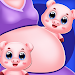 Pinky pig mom newborn icon