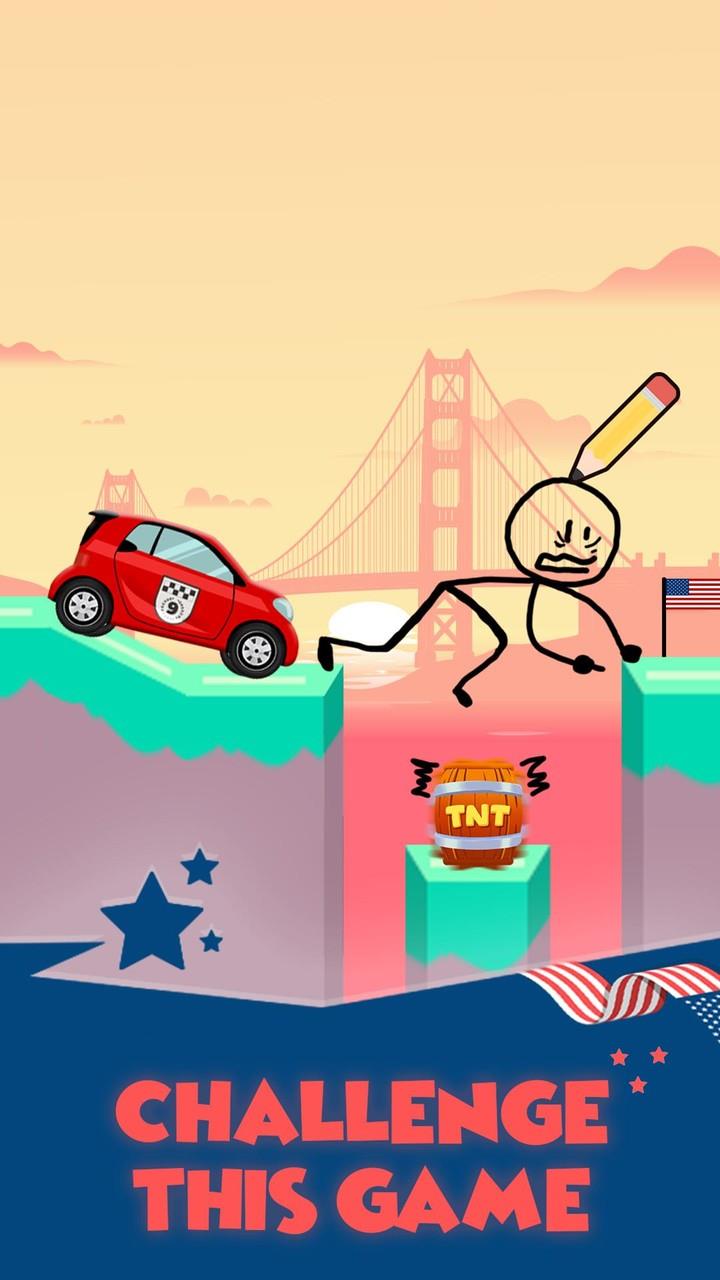 Draw 2 Bridge: Draw Save Car Free Quick Download New Android APK- Juxia