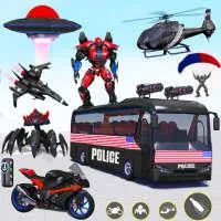 Bus Robot Car War - Robot Game icon