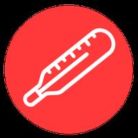 Fever Measuring Thermometer icon