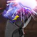 Simulator of electric stun gun icon