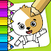Kids coloring & drawing games icon