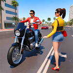 Bike Taxi Driving Games 3Dicon