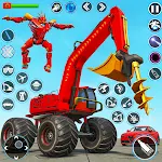 Monster Crane robot Car Games APK