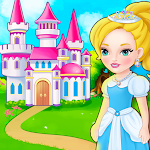 Princess fairytale castle game icon