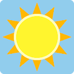 Sun position and path icon