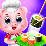 Pig cooking chef recipe icon