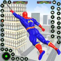 Flying Robot Rope Hero: Grand City Rescue Mission APK