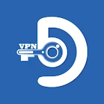 Blue VPN icon