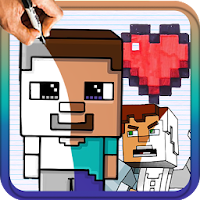 How to draw Minecraft Characters by Drawings Appsicon