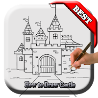 How to Draw Castle - Easy Drawingicon