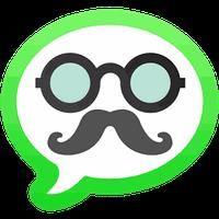 Mustache Anonymous Texting SMS icon