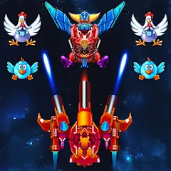 Chicken Shooter: Galaxy Attack Mod icon