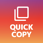 QuickCopy : copy comment text for Instagram icon