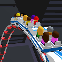 Infinite Coaster - 3D Racing Mod icon