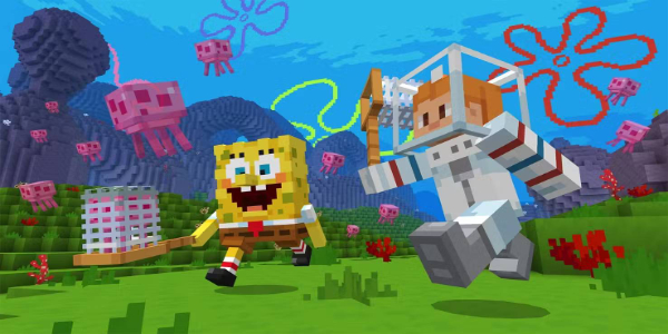 Minecraft Partners with Nickelodeon to Bring SpongeBob SquarePants Content