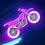 Rider Worlds - Neon Bike Races Mod icon