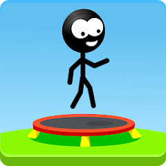 Trampoline Man (Stickman Game) Modicon