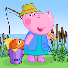 Fishing Hippo: Catch fish Modicon