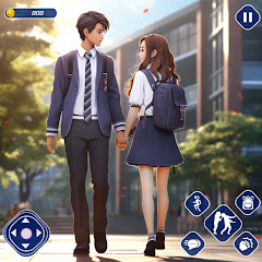 Love Life: School Anime Games Mod icon