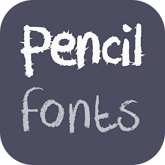 Pencil Fonts for FlipFont Modicon