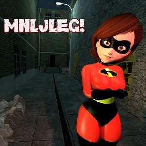 My Neighbor Looks Just Like Elasti Girl!icon