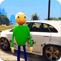 Baldi Stickman Superhero Gangster Crime City Vegas icon