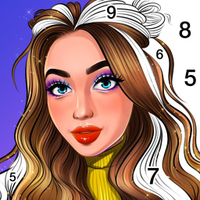 Color By Number, Paint coloring book - Girly Color APK