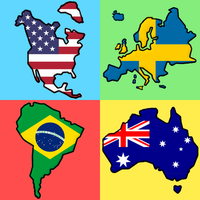 Flags of the World Continents - New Geography Quizicon