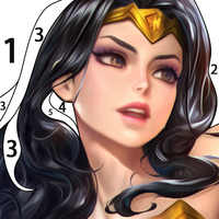 Super Hero Color by Number icon