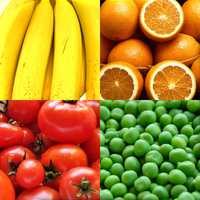 Fruit and Berries, Nuts & Vegetables: Picture-Quizicon