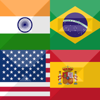 Flag Quiz Gallery : Guess Name, Guess Flag Color icon