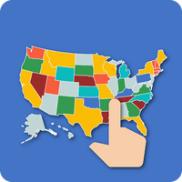 US Map Quiz - 50 States Quiz - US States Quiz icon