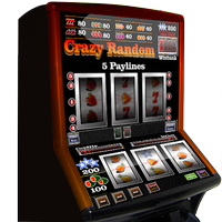 slot machine crazy random icon