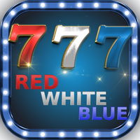 Red White Blue 777 Slot Machine icon