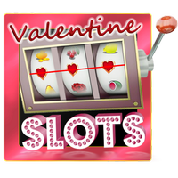 Valentine slot machine free icon