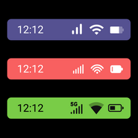 Material Status Bar Modicon