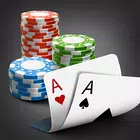 Texas holdem poker king icon