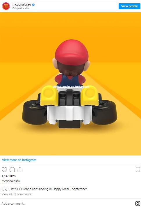 Mario Kart Toys Make a Comeback at McDonald's, but with a Catch