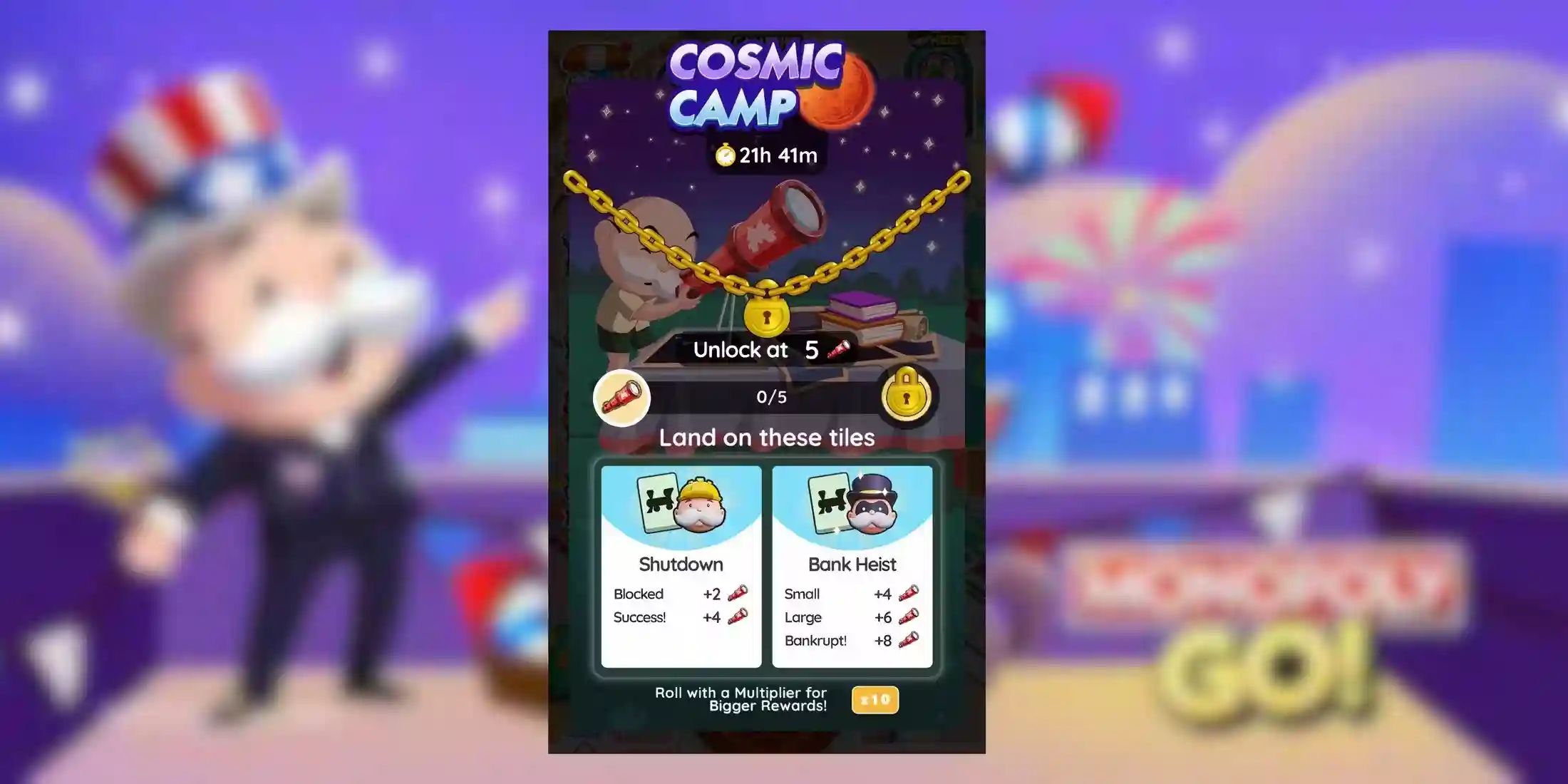 Monopoly GO Guide: Explore Cosmic Camp Rewards and Milestones!