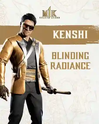 Mortal Kombat 1 Offers Free Kenshi Skin: "Blinding Radiance"