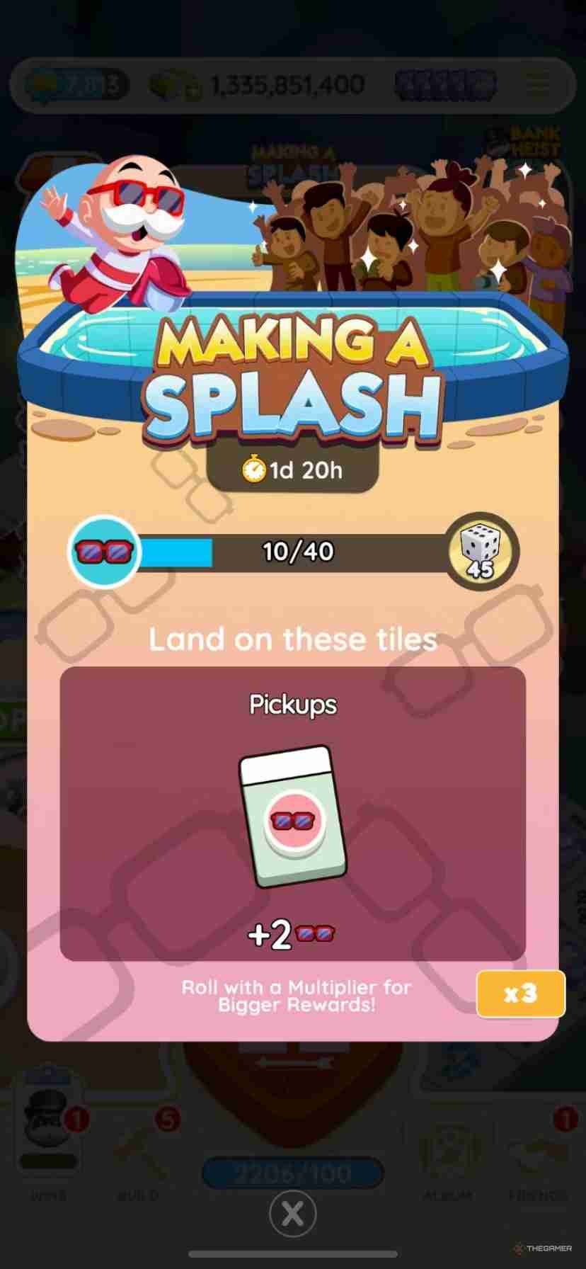 Monopoly GO: Dive into Making a Splash Rewards and Milestones