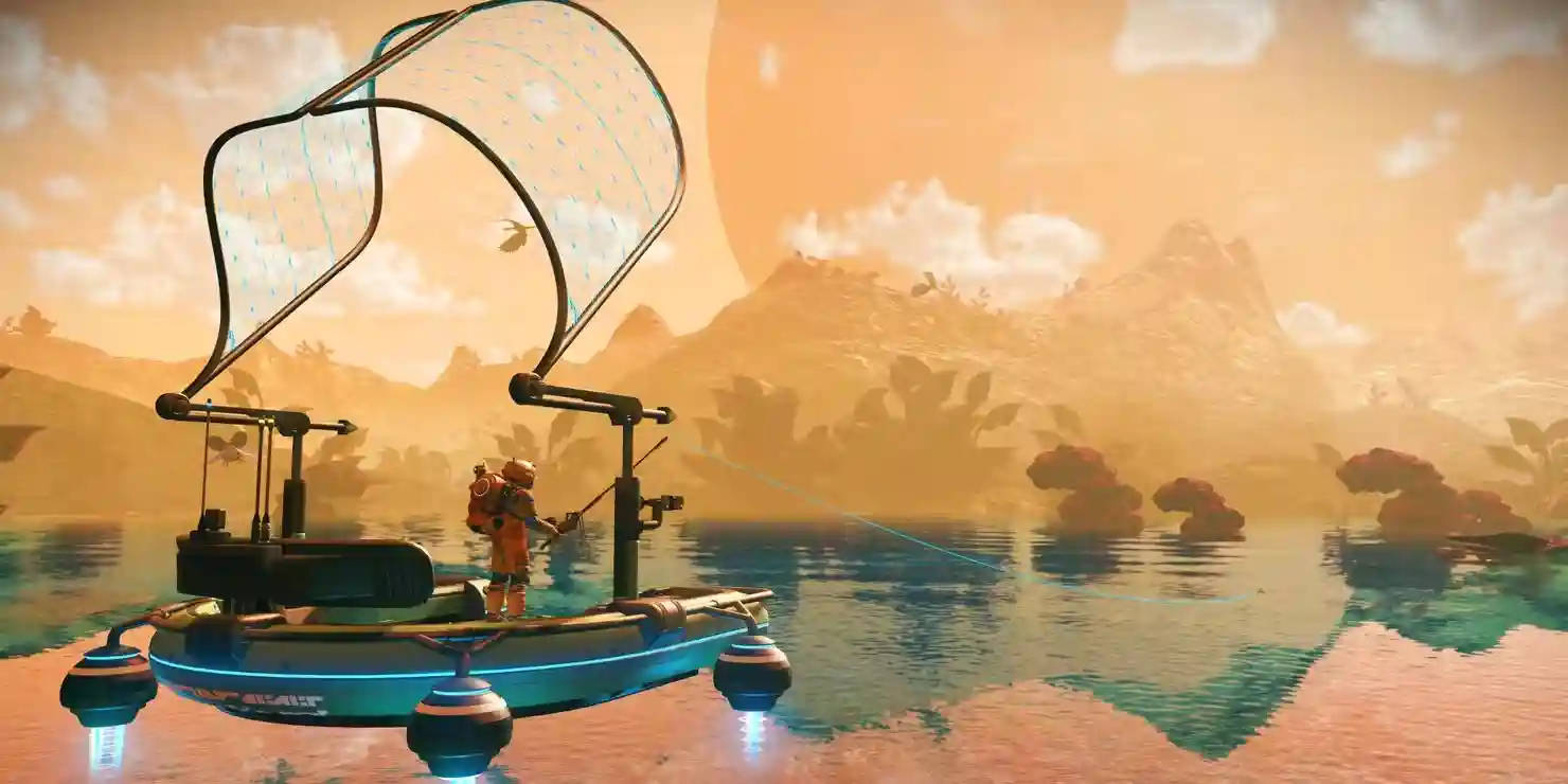 No Man’s Sky Player Attempts Fishing in a Tornado—With Hilarious Consequences