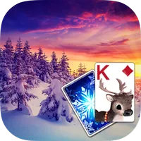 Solitaire Polar Sunrise Theme icon