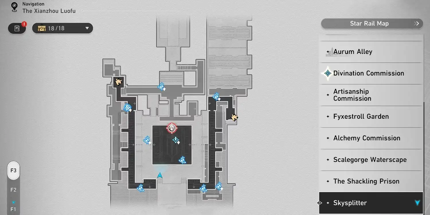 Honkai: Star Rail – Locations of Skysplitter Chests